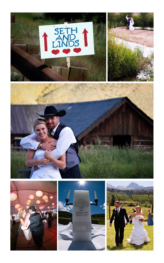 Rustic Wedding at Maryland Creek Ranch. Light pink and blue