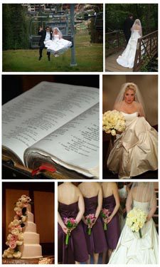 Beaver Creek wedding collage
