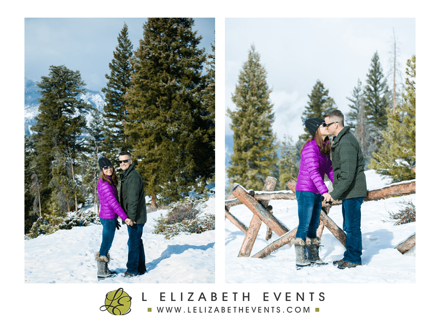 colorado mountain resort, surprise proposal, mountain wedding photographer, she said yes, winter engagement photos