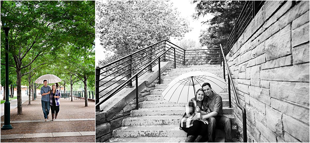 couples portraits,Denver Engagement Session, Commons Park, Millennium Bridge, Colorado Engagement Photographer