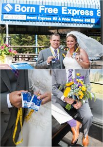 vail mountain, chair lift, bride and groom on ski slope, donavan pavilion, colorado wedding photography, mountain wedding photographer
