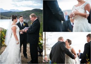ring exchange, outdoor ceremony, woodsie,C Lazy U Ranch, Granby, Colorado, Rustic Ranch Wedding, Colorado Wedding Planner, Mountain Wedding Photographer
