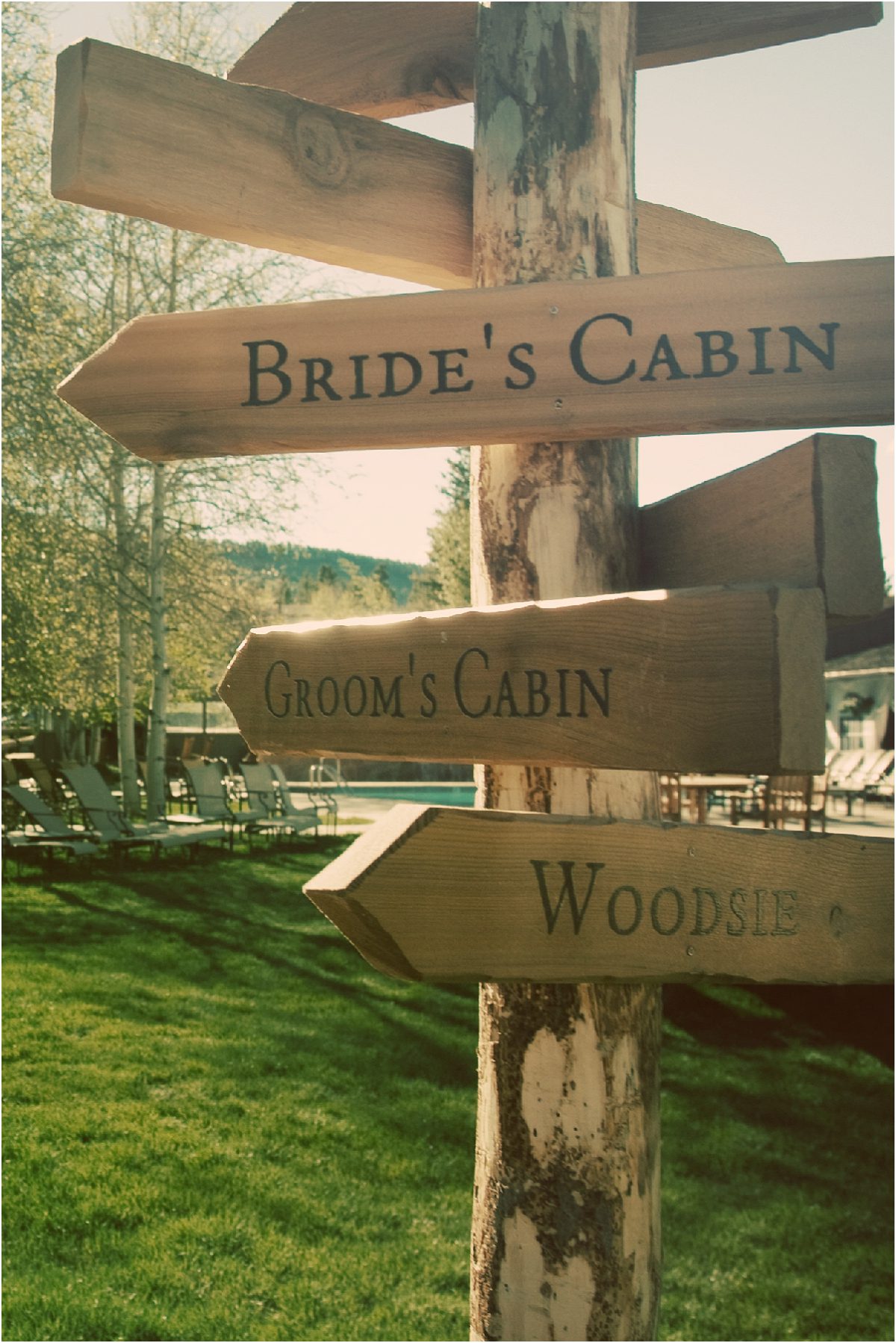 wooden signs, details,C Lazy U Ranch Wedding, Colorado Wedding Photography, Mountain Wedding Photographer, Granby