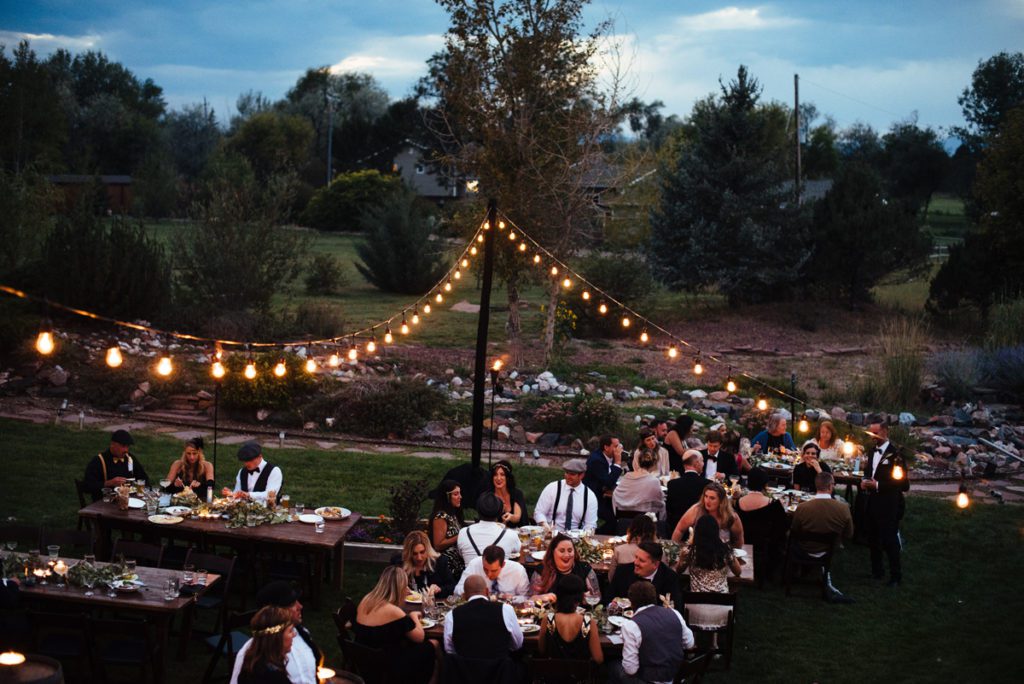 l elizabeth events, 1920's wedding, roaring twenties, theme wedding, backyard boulder wedding, colorado social dance instructor