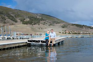 couple sitting on a dock, proposal tip 4